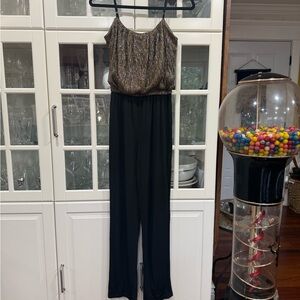 Storm l Black and Gold Jumpsuit